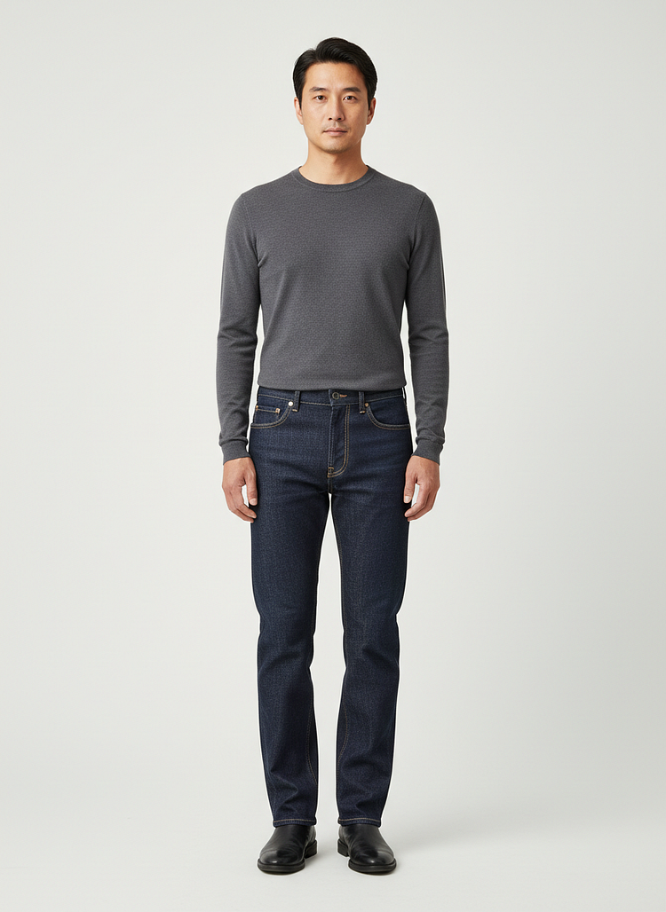 Heye Wings Classic Straight-Leg Premium Denim Jeans