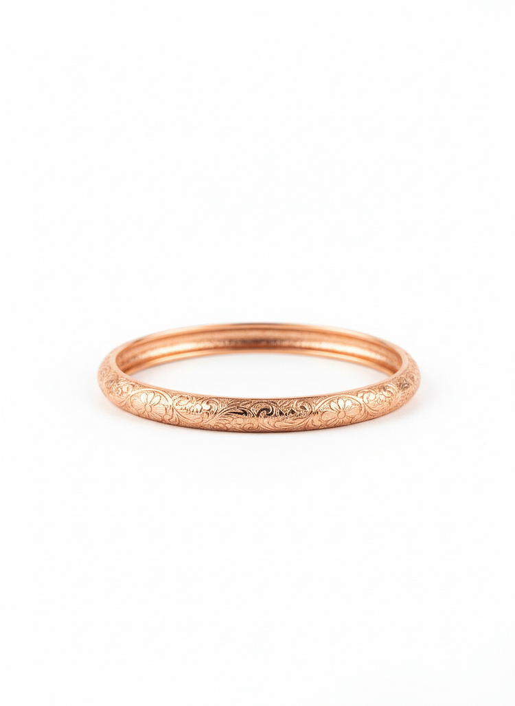 Heye Wings Lightweight Rose Gold Bracelet with Traditional Patterns