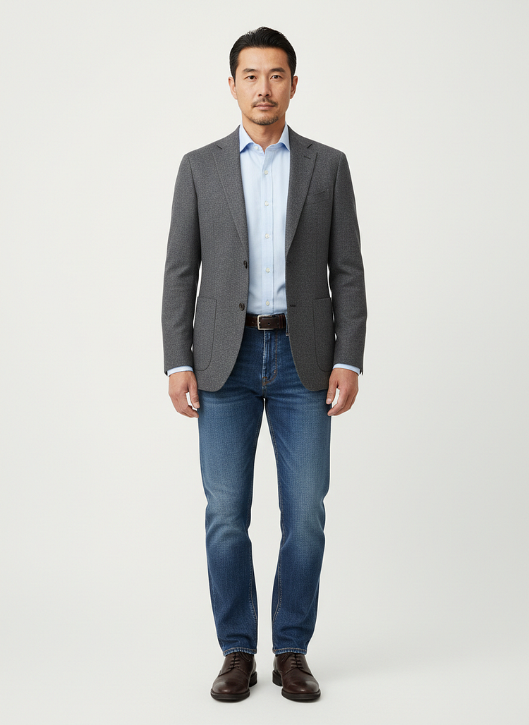 Heye Wings Classic Fit Premium Denim Jeans with Traditional Stitching