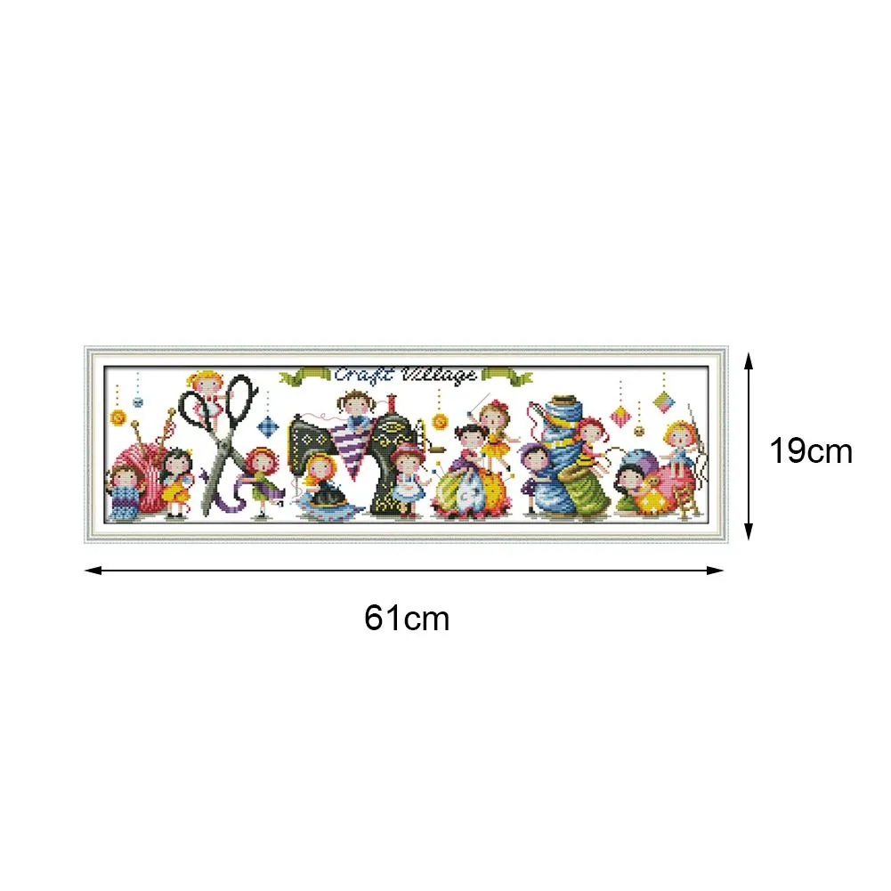 Cross Stitch - Sewing Time(61*19cm)