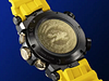 Zegarek męski Casio FROGMAN MRG-BF1000E-1A9 Ż&oacute;łty Dura Soft Viton Strap