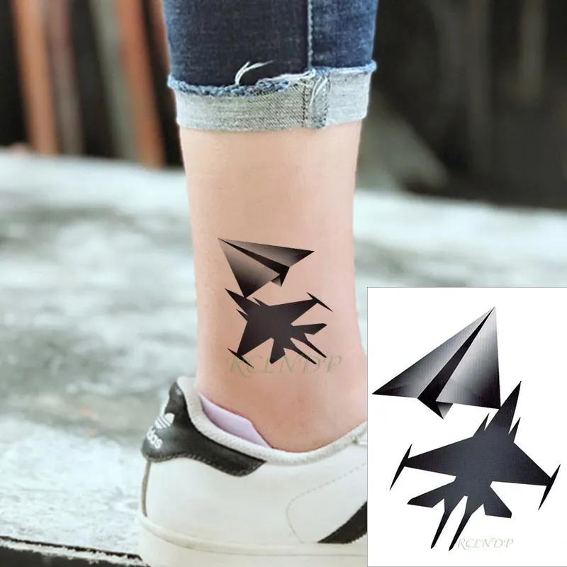 Waterproof Temporary Tattoo Sticker heartbeat wave French it is the life English letter women's tatto flash tatoo fake tattoos
