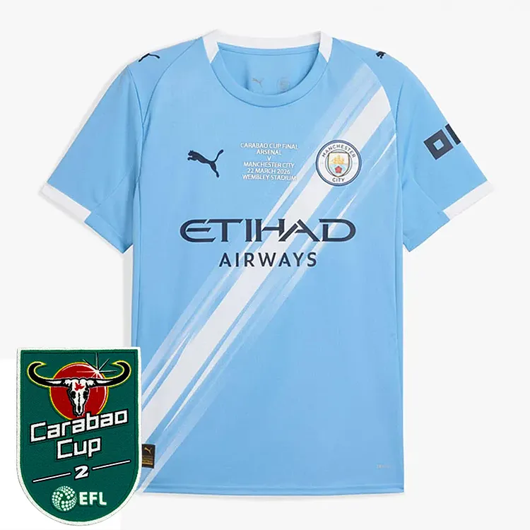 【S~4XL】Manchester City 25/26 Carabao Cup Final Jersey