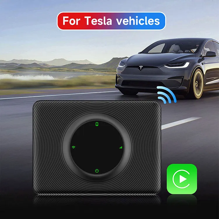  Tesla Wireless CarPlay Android Auto Adapter Box 2.4G + 5G Wifi For Model 3 & Y & S & X | TESLASY