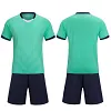 Customized football uniform suit men's and women's adult children's short-sleeved jersey light plate printing number Training Competition team uniform group purchase