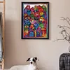 Colorful Cat - 11CT Stamped 3 Strands Cross Stitch 40*50cm/15.75*19.69in