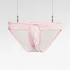 Men's Cotton Low Rise Briefs Soft Breathable Bulge Pouch Sexy Underwear
