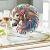 Horse Acrylic DIY Diamond Painting Clock Kit 5D Diamond Art Clock