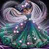 (US Local)4pcs/set Girl-Special Shaped Diamond Painting Kit(30x30cm)