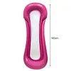 Foldable Inflatable Hammock Back Floating Row Air Bed Swimming Pool Chair