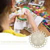 DIY Embroidered Hollow Thread Board Wooden Home Cross Stitch Tool (Tulip)