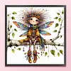 Fairy-11CT Stamped Cross Stitch 45*45cm/17.72*17.72in