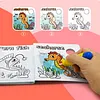 Livre de coloriage magique &agrave; l'eau imperm&eacute;able et r&eacute;utilisable pour les tout-petits