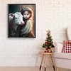 【Limited Stock Sale】Cute Pets Girls-Paint by Numbers Acrylic Painting 40*50CM