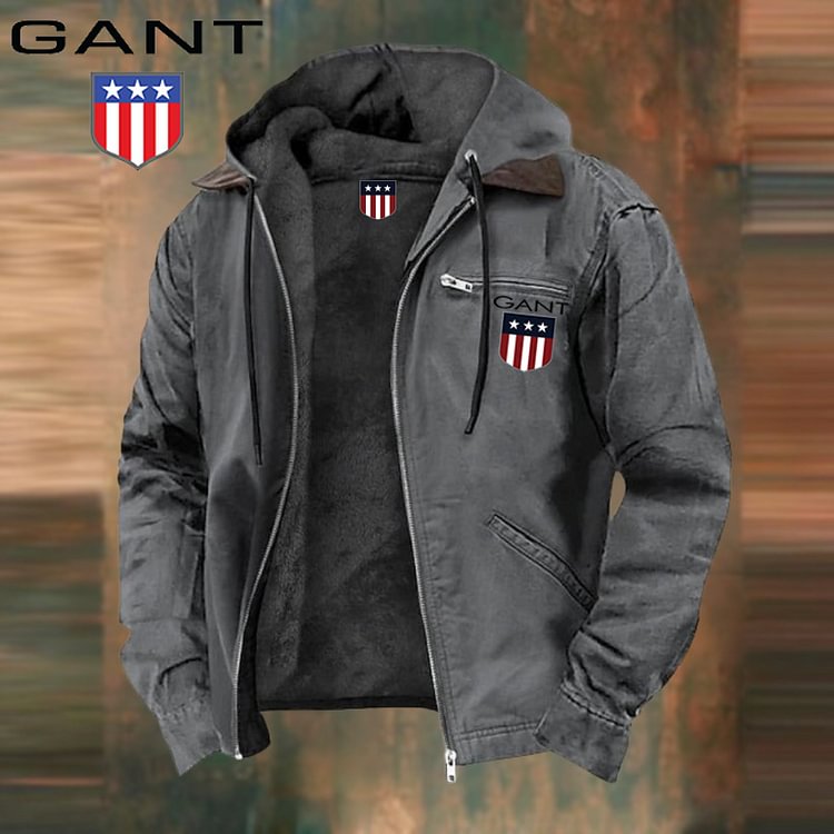 GANT&reg; őszi kab&aacute;t pol&aacute;r b&eacute;l&eacute;ssel &eacute;s cipz&aacute;rral