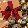 5Pcs Diamond Painting Acrylic Christmas Wreath Hanging Decor