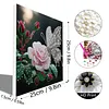 (Pre-Framed)Butterfly-Special Shape Diamond Painting Kit(25x25cm)