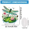 Garden Dragonfly Double Sided - 5D DIY Ornament