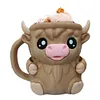 Cute Penguin Cow Leak Proo Ice Cream Pint Containers for Gathering Party Picnic