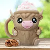 Cute Penguin Cow Leak Proo Ice Cream Pint Containers for Gathering Party Picnic