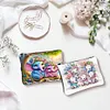 2pcs DIY Diamond Art Diamond Dot Card Pack Diamond Painting Coin Pouch (Elephant)