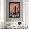 (Big Size)The Witch - 11CT Stamped Cross Stitch - 40*60cm - Halloween