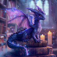 Book Guardian Dragon - Diamond Painting