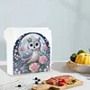 Acrylic Owl Diamond Painting Napkin Rack Diamond Painting Paper Towel Holder