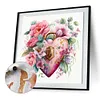 Flower Love Lock - Paint by Numbers Acrylic Painting 40*40cm