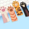 (US Local)4Pcs Cat Paw DIY Diamond Painting Bookmarks Making Kit Diamond Art Bookmark