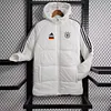 2024 Germany White Soccer Long Cotton jacket 1:1 Thai Quality