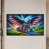 American Eagle-Full Round Diamond Painting 70*40CM