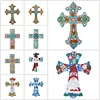 DIY Diamond Painting Special Shape Drills Cross Decoration Pendant Kit
