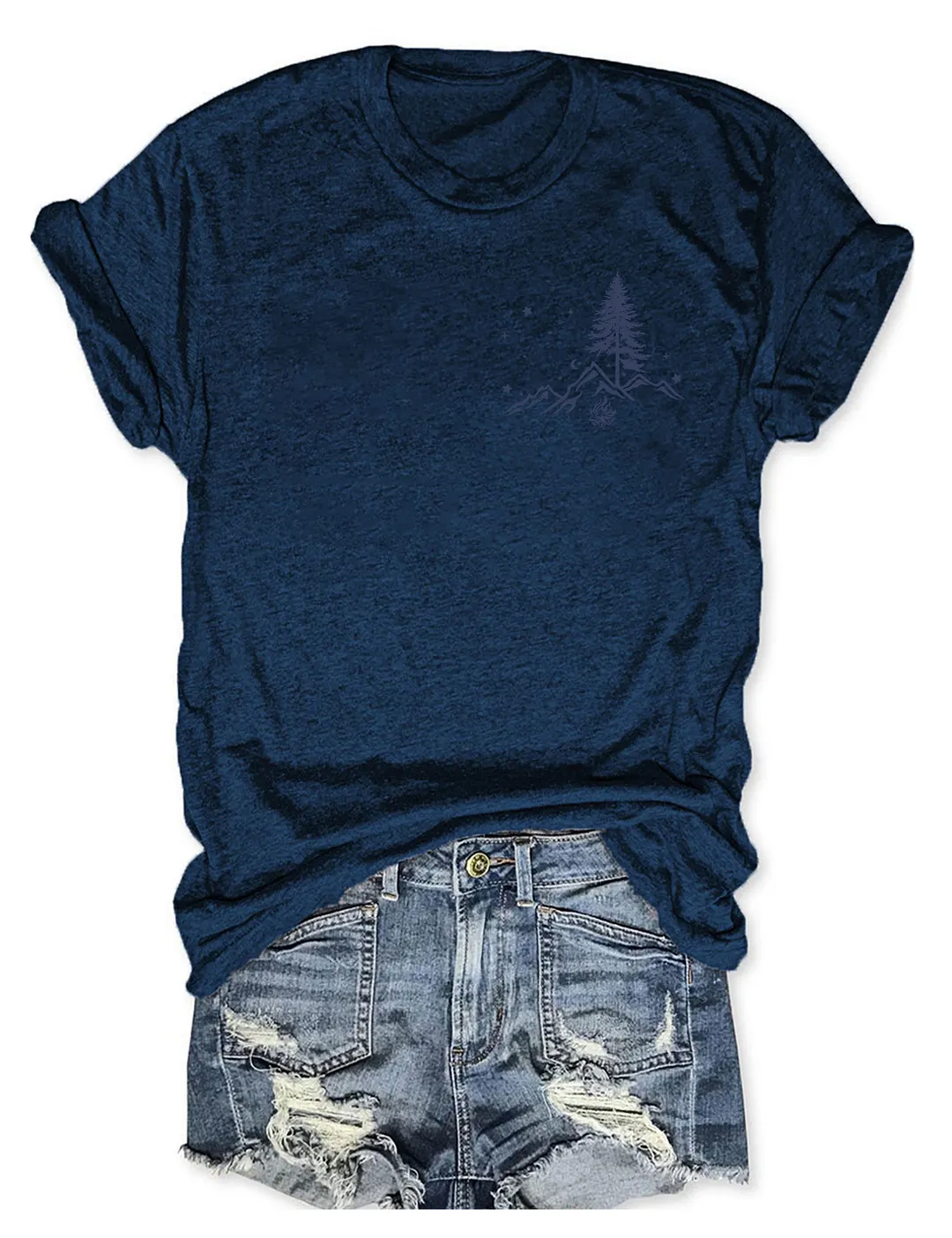 No City Lights Just Campfire Nights T-shirt