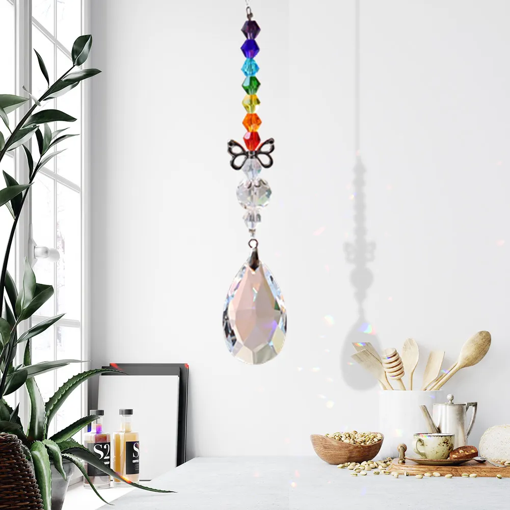 Cartoon Crystal Pendant Necklace Jewelry Craft Charm Fashion Accessory (F)