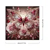 (US Local)Paint By Numbers Kit On Canvas DIY Oil Art Butterfly Picture Home Decor40x40cm