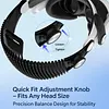 Comfort Head Strap for Meta Quest 3S/Quest 3 Adjustable Strap Replacement Breathable Enhanced Support and Reduce Facial Stress
