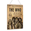The who - Enseignes en bois(20*30cm/30*40cm)