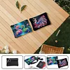 2pcs DIY Diamond Art Diamond Dot Card Pack 5D Diamond Painting Coin Pouch (Ostrich)