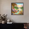 Diamond Painting -DIY Round Drill Lakeside Cabin