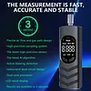 Breathalyzer with Voice Feedback Alcohol Detector for Home and Professional Use