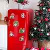 (US Local)6PCS  Xmas DIY Crystal Refrigerator Magnet for Decor (Christmas Gnome)