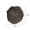 5pcs 3 Inch Rabbit Fur Ball Cat Toy Furry Catnip Toy Ball for Kicks & Games