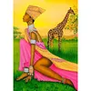 Diamond Painting -DIY Full Square Drill Woman and Deer