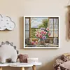 Windowsill Vase-14CT Stamped Cross Stitch 47*44cm/18.5*17.32in