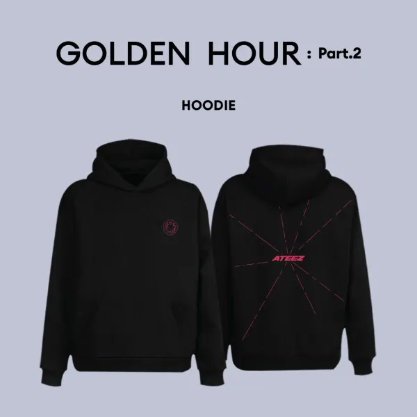 ATEEZ x Vandy The Pink Golden Hour Part: 3 Lemon Drop Hoodie
