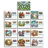2026 Calendar Diamond Painting Kit DIY Diamond Art Desk Calendar for Home Office