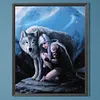 Wolf Girl - Round AB Drills Diamond Painting(45x35cm)