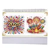 2025 Special Shape Cup Desktop Diamond Standing Calendar for Bedroom Living Room