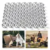 Outdoor Spring Insulated Mat Coaster Trivet Mat Hot Pad for Camping (Black)